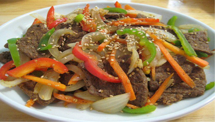 Рецепт говядины по-тайски с овощами
