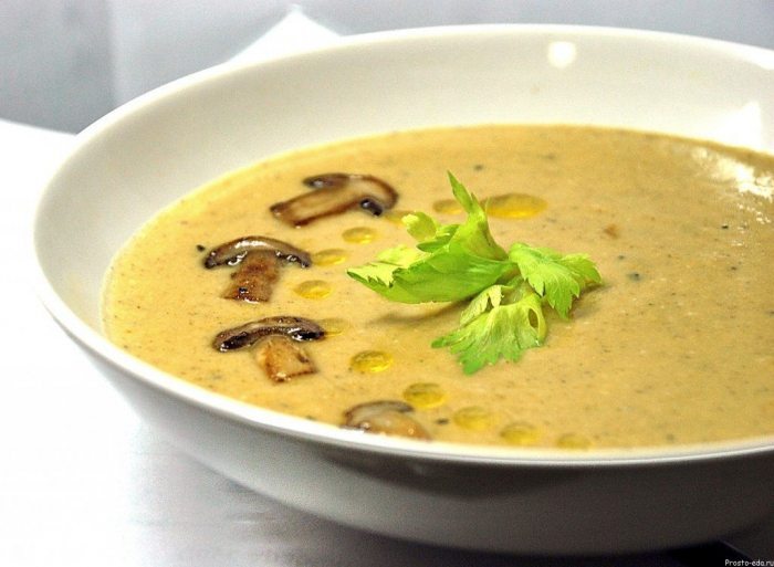 Рецепт зимнего супа-пюре из тыквы на курином бульоне