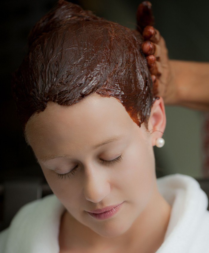 Окрашивание волос с помощью какао