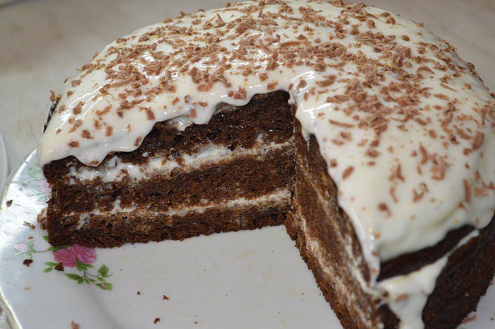 Рецепт торта «Наполеон» на кефире