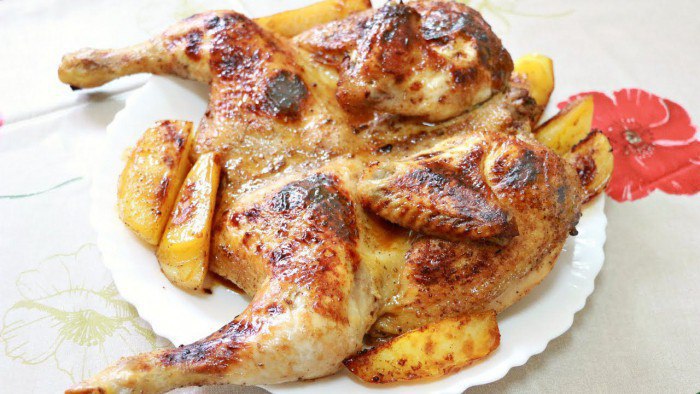 Как приготовить курицу с медом и горчицей в духовке