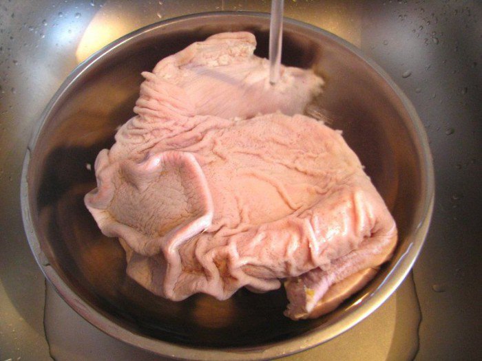 Как почистить свиной желудок перед тем, как его приготовить? - 2
