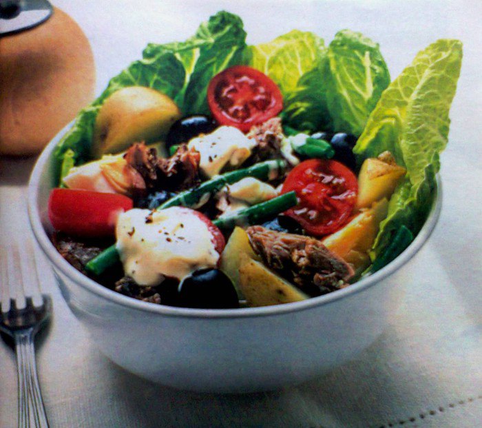 Рецепты теплого салата на любой вкус