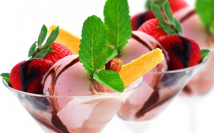 Рецепт плодово-ягодного мороженого