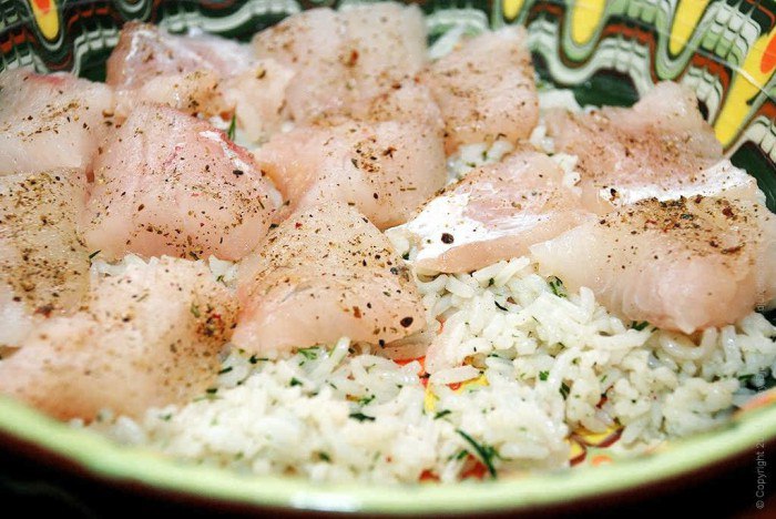 Рыба с рисом в духовке – вкусное блюдо для всей семьи